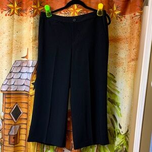 Ralph Lauren Black Wide Leg Pants
